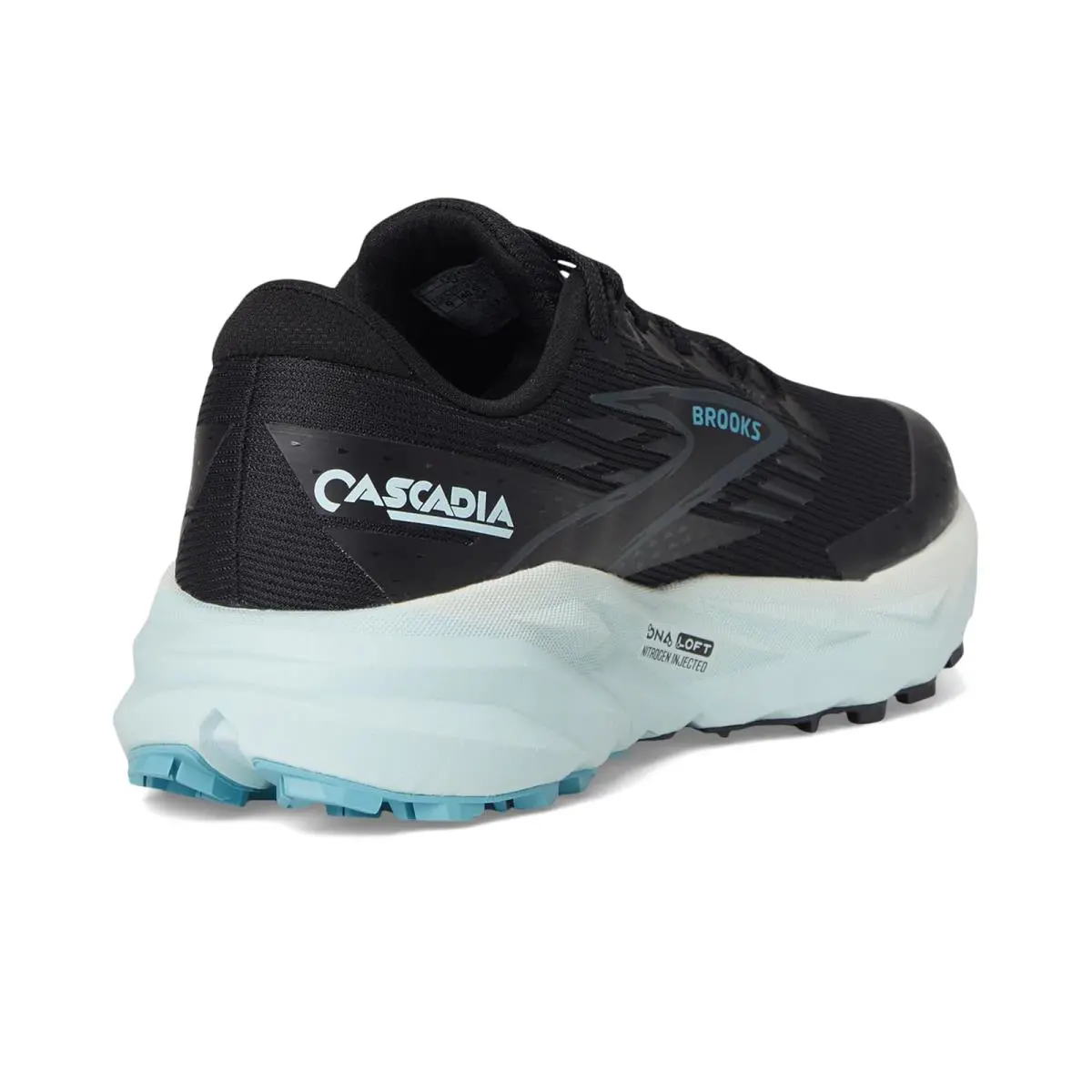 Brooks shoes - Black/Ebony/Blue Flower 3