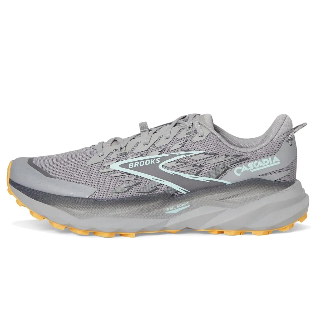 Brooks shoes - Alloy/Ebony/Orange 9