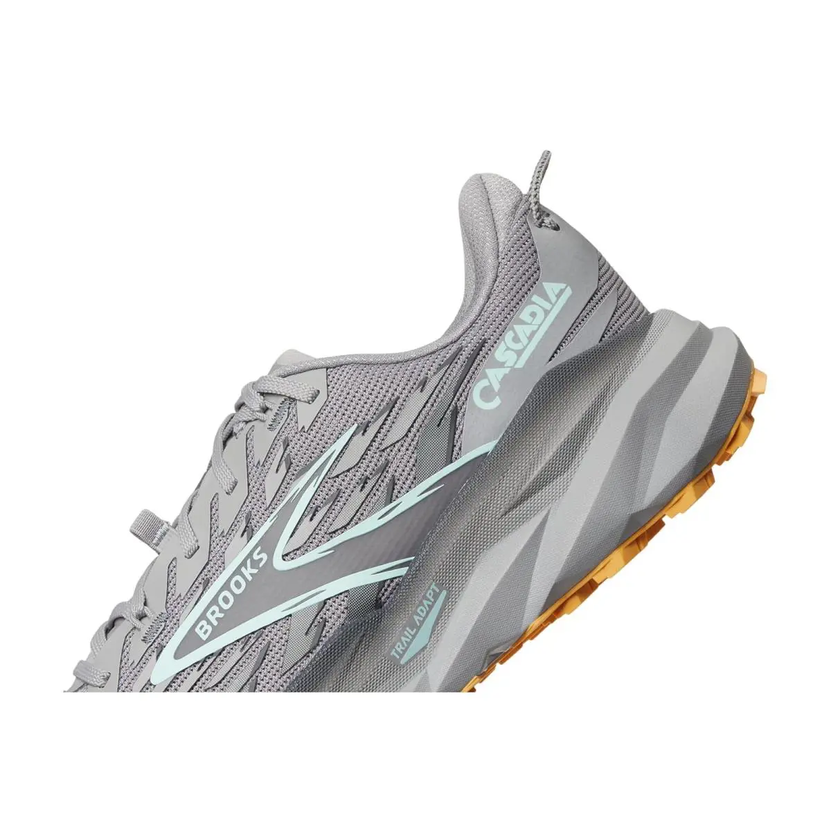 Brooks shoes - Alloy/Ebony/Orange 11