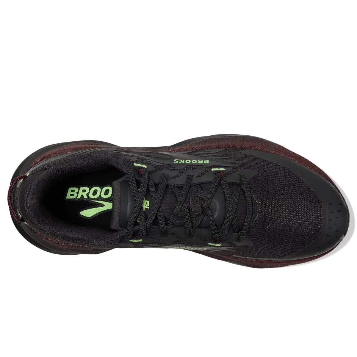 Brooks shoes - Alloy/Ebony/Orange 28