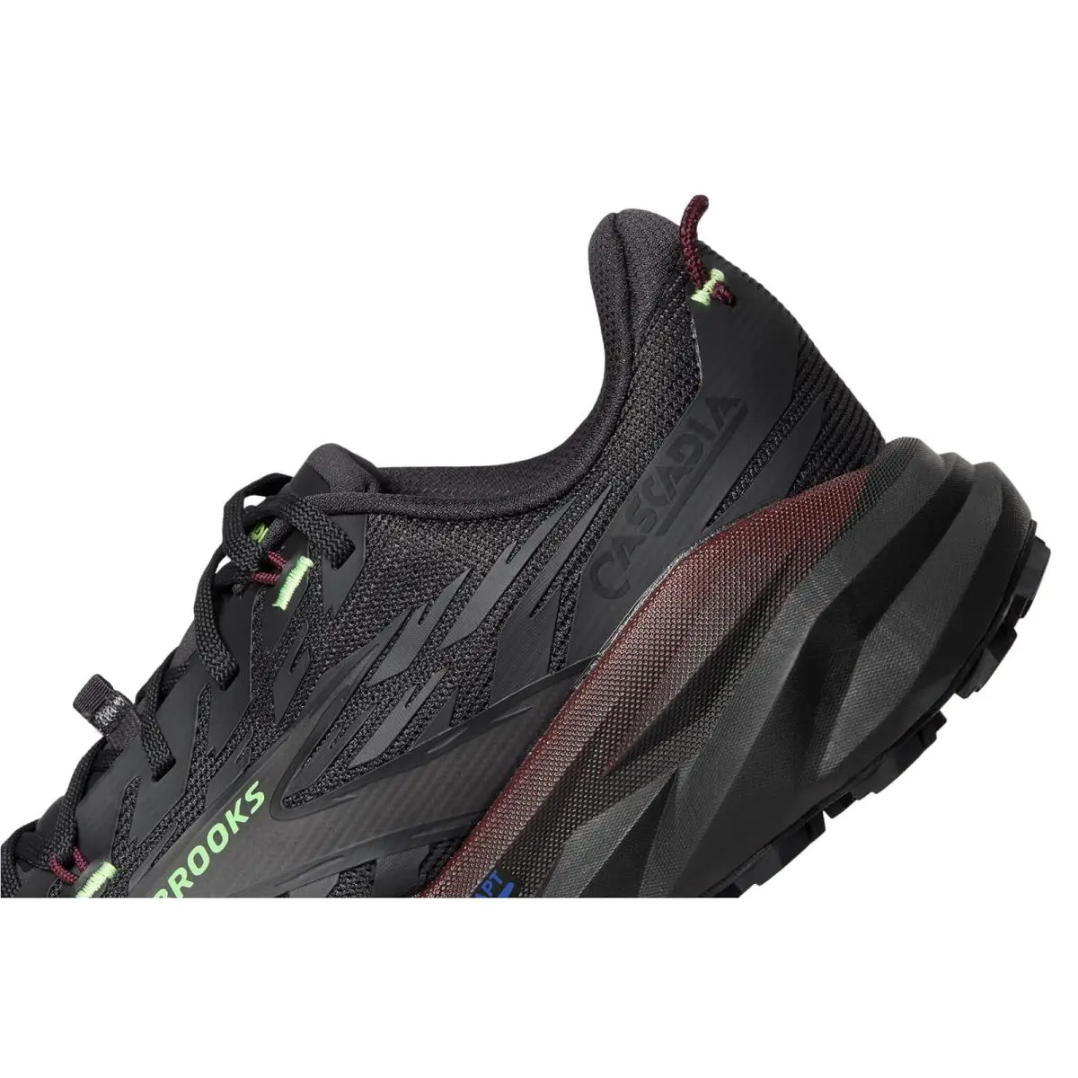 Brooks shoes - Alloy/Ebony/Orange 32
