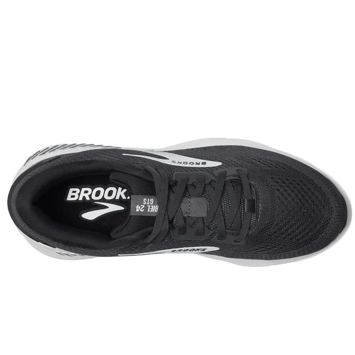 Brooks shoes - Ebony/Black/White 6