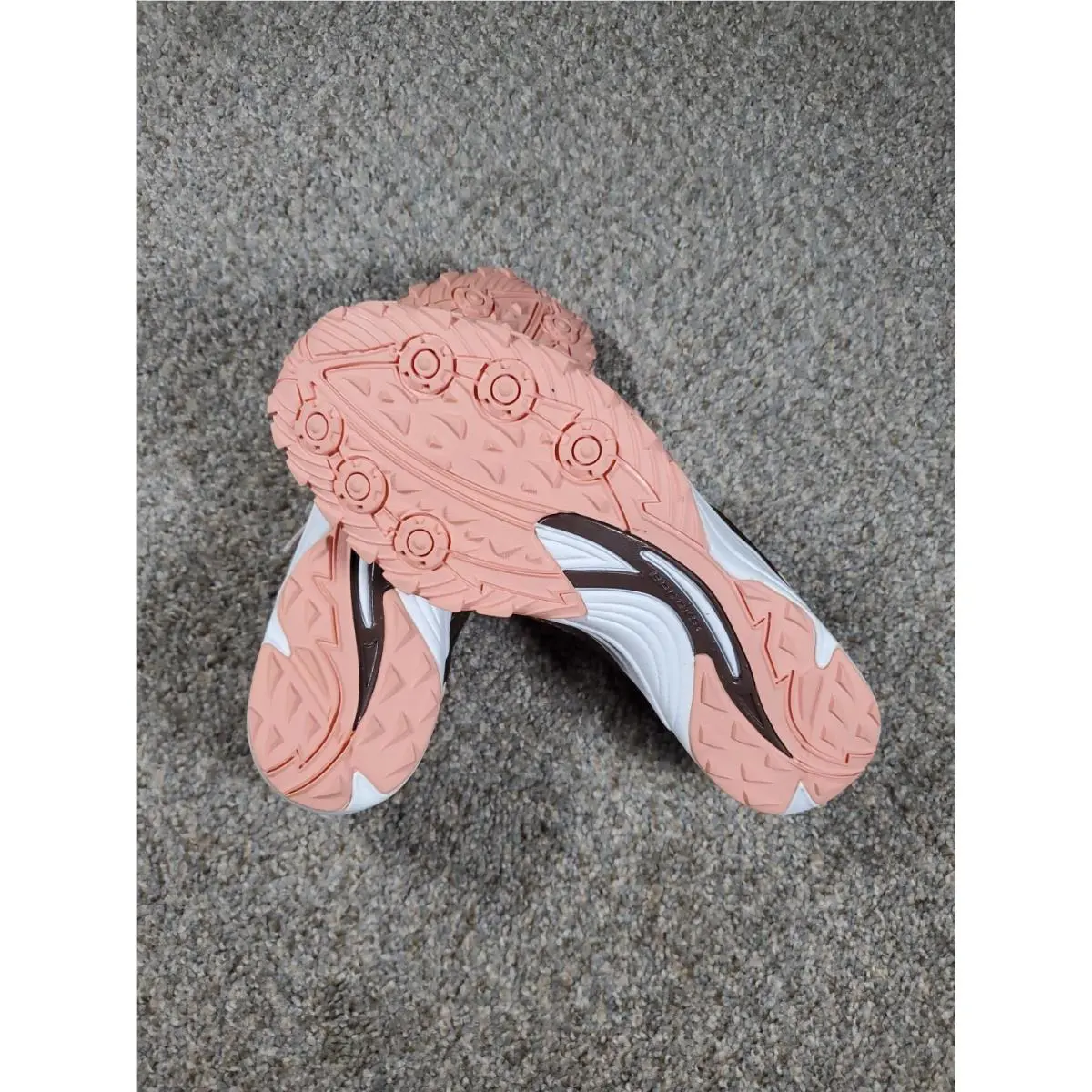 Brooks shoes - Brooks Mach 8 Spikeless - Mach Spikeless - 42189261 - Brown/Pink/White (UPC: 783059269894) 12