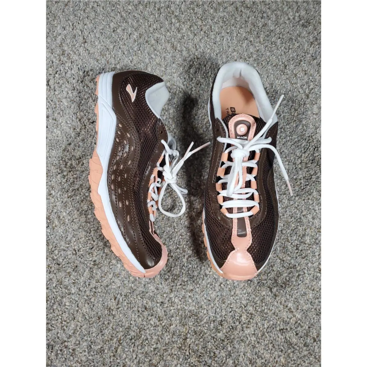 Brooks shoes - Brooks Mach 8 Spikeless - Mach Spikeless - 42189261 - Brown/Pink/White (UPC: 783059269894) 0