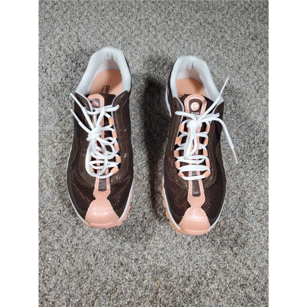Brooks shoes - Brooks Mach 8 Spikeless - Mach Spikeless - 42189261 - Brown/Pink/White (UPC: 783059269894) 2