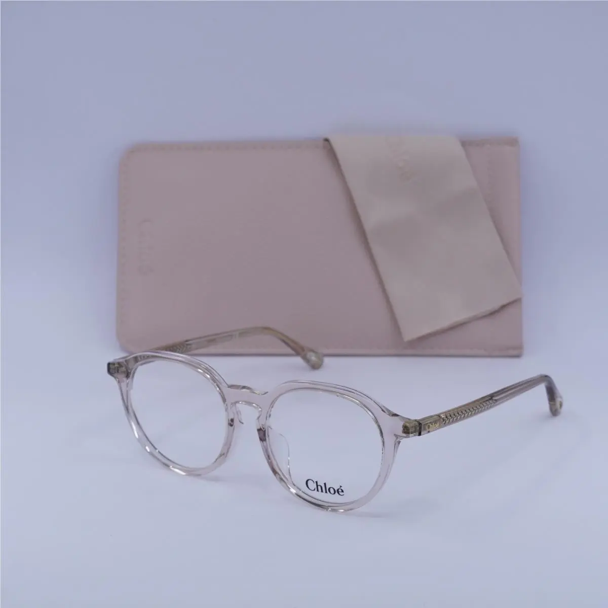 Chloe CH0012OA 001 Transparent Pink 50mm Eyeglasses