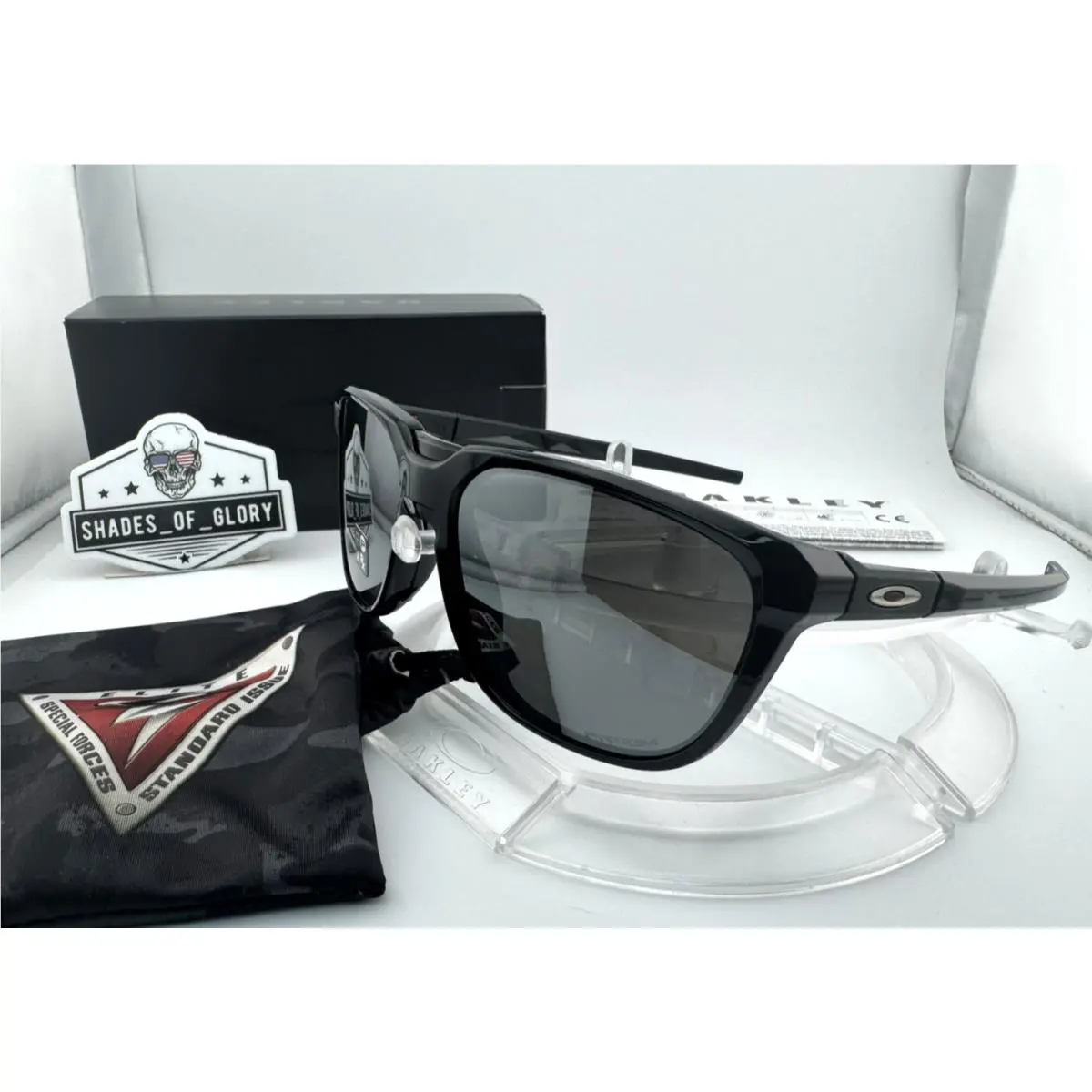 Oakley Anorak SI Polished Black W/ Prizm Black Iridium Sunglasses OO9420-11 Rare