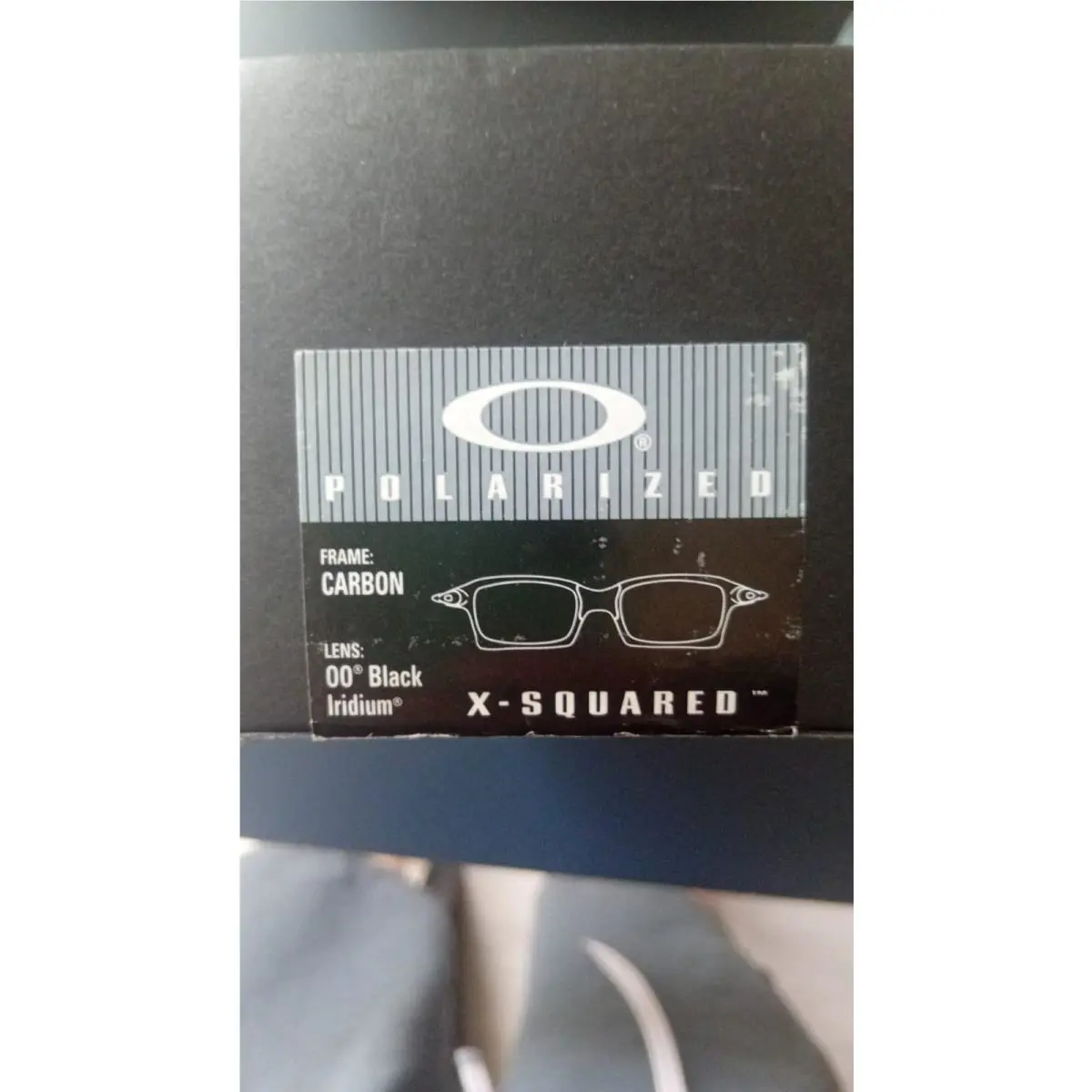 Oakley X-squared Black Iridium Polarized Sunglasses w/ Box Co