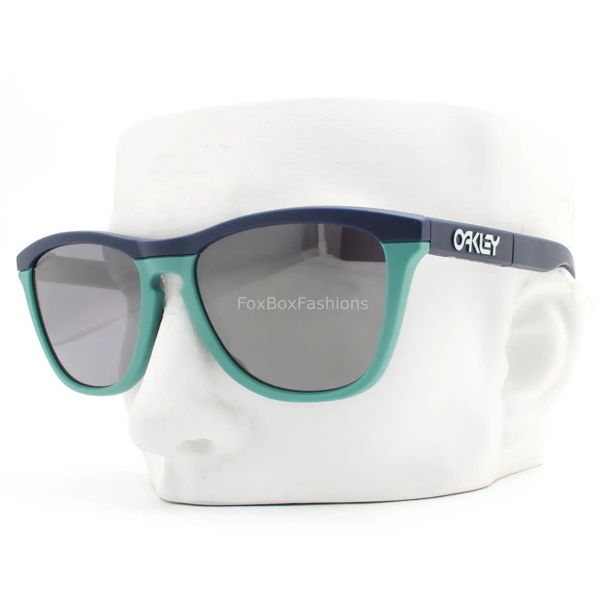 Frogskins Range Sunglasses Matte Blue Teal Prizm Black OO9284-1755 Wpouch by Oakley