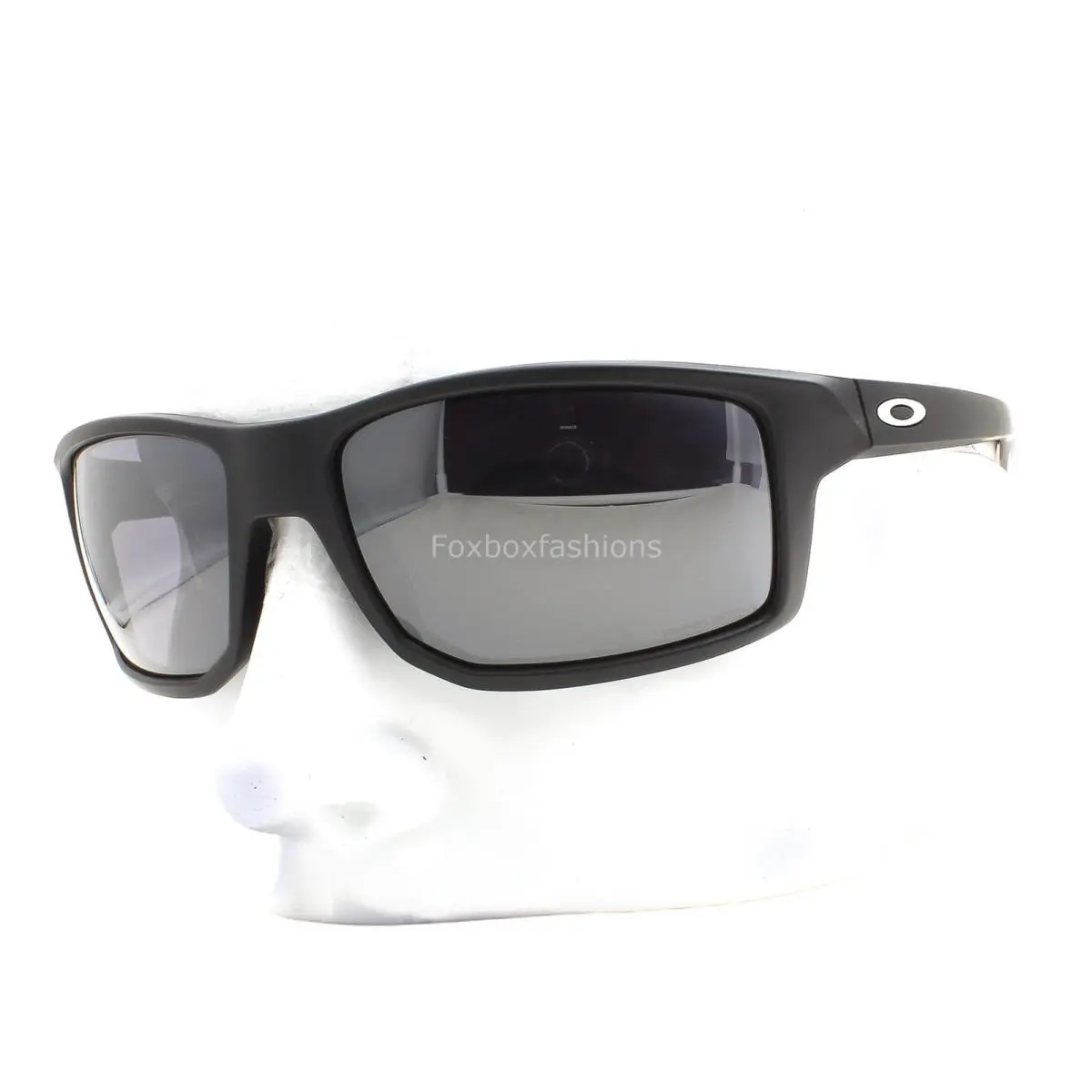 Oakley OO9449-0360 Gibston Sunglasses Matte Black Prizm Black with Pouch - Frame: Black, Lens: Black, Logo: Silver