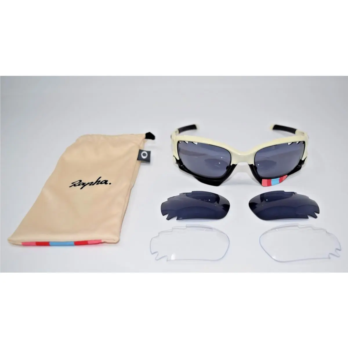 Oakley Rapha Jawbone 2012 Rare Polished White with Black Iridium