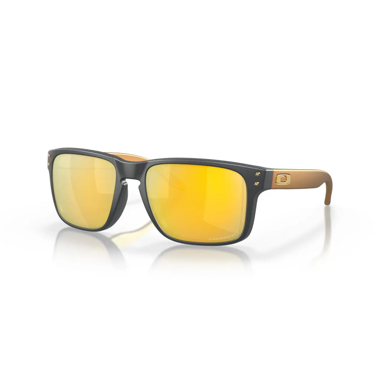 Holbrook Matte Carbon/prizm 24K Polarized 57 mm Sunglasses OO9102 W4-57 by Oakley