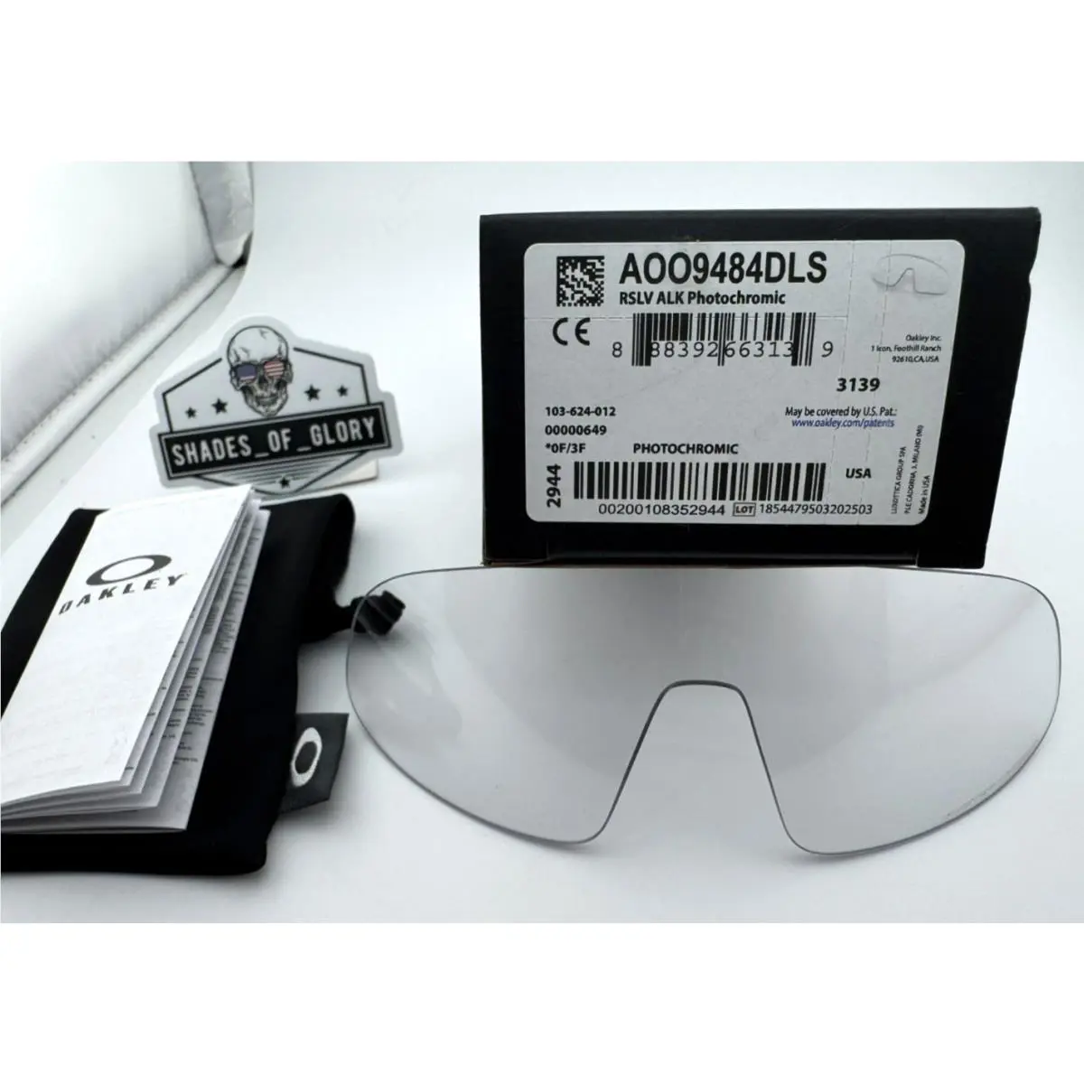 Rslv Photochromic Replacement Lens Sunglasses OO9484 Oem by Oakley