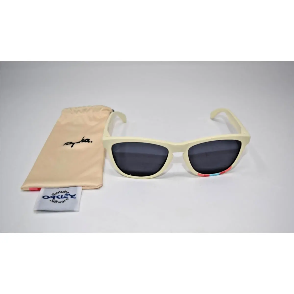Oakley Rapha Frogskins 2012 Rare Polished White with Black Iridium