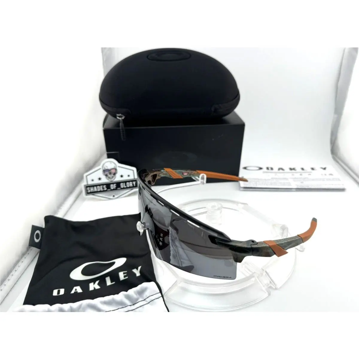 Encoder Strike Matte Copper Patina W/ Prizm Black Sunglasses OO9235-15 by Oakley