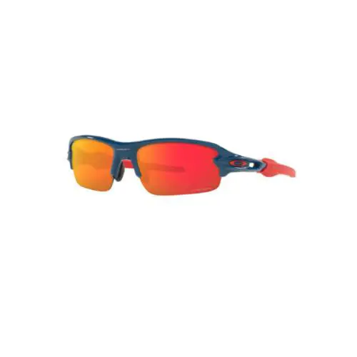 Oakley Kids Sunglasses Flak Xxs OJ9008-0358 Poseidon Frames w/ Prizm Ruby Lenses - Frame: Multicolor, Lens: Orange