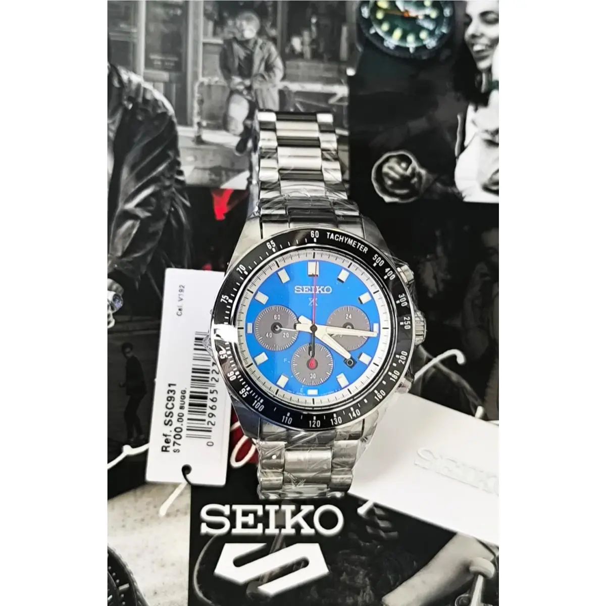 Seiko Prospex Speedtimer Chronograph Blue Dial no Box SSC931K1