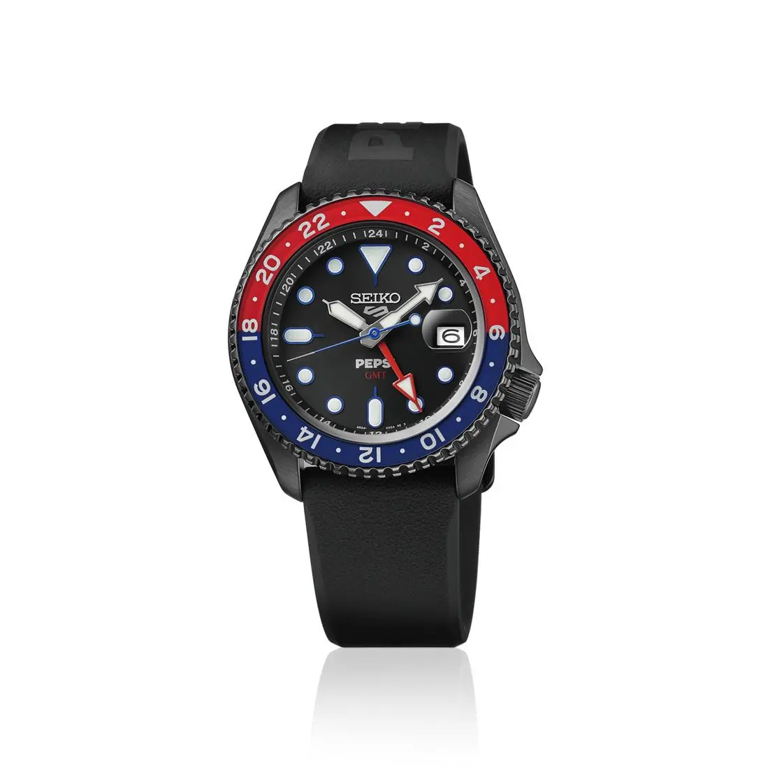5 Sports Skx Series Pepsi Limited Edition 1 of 7000 Men`s Watch SSK047 by Seiko