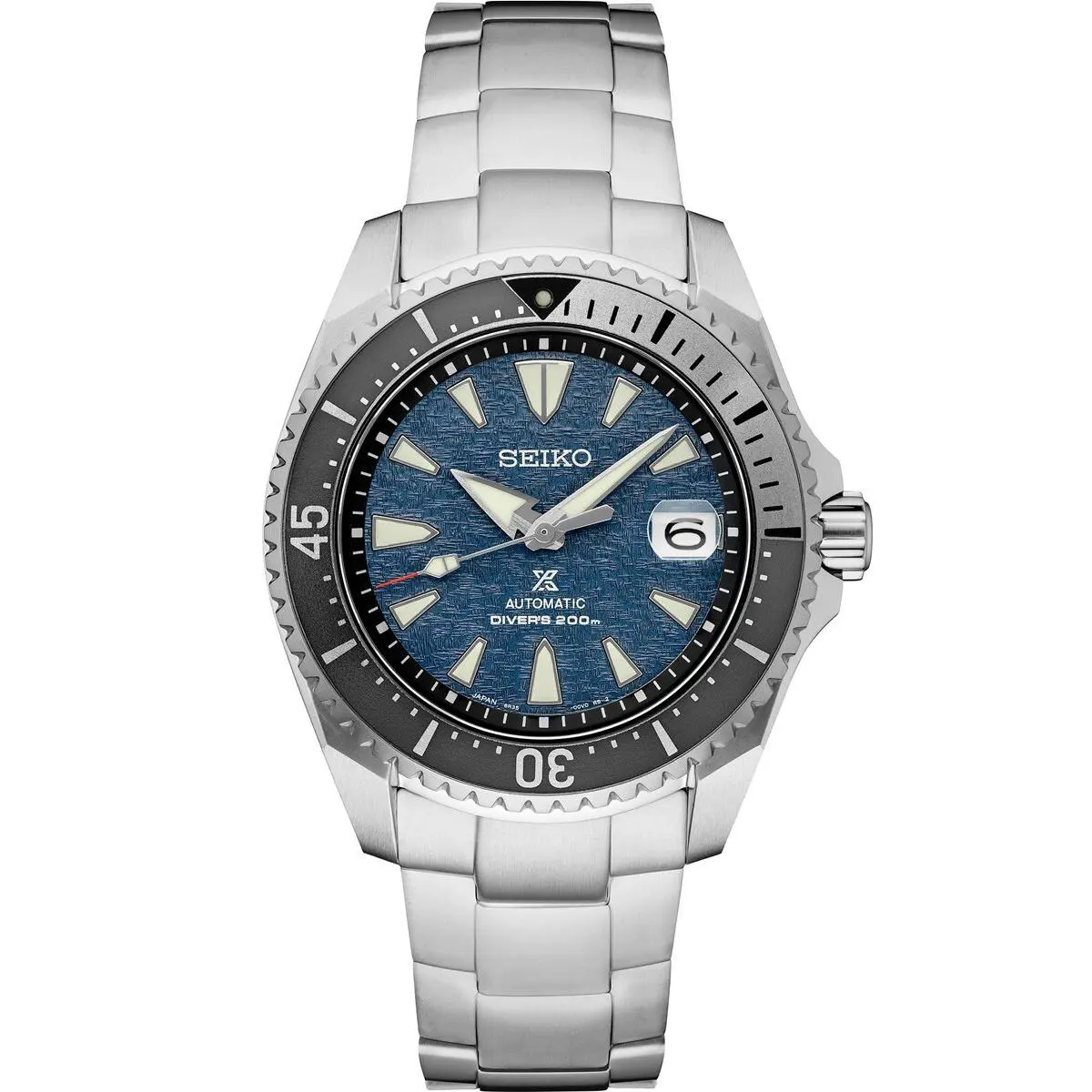 Seiko Prospex U.s. Auto Blue Dial Special Edition Men`s Watch SPB357 - Dial: Blue, Band: Silver, Bezel: Gray