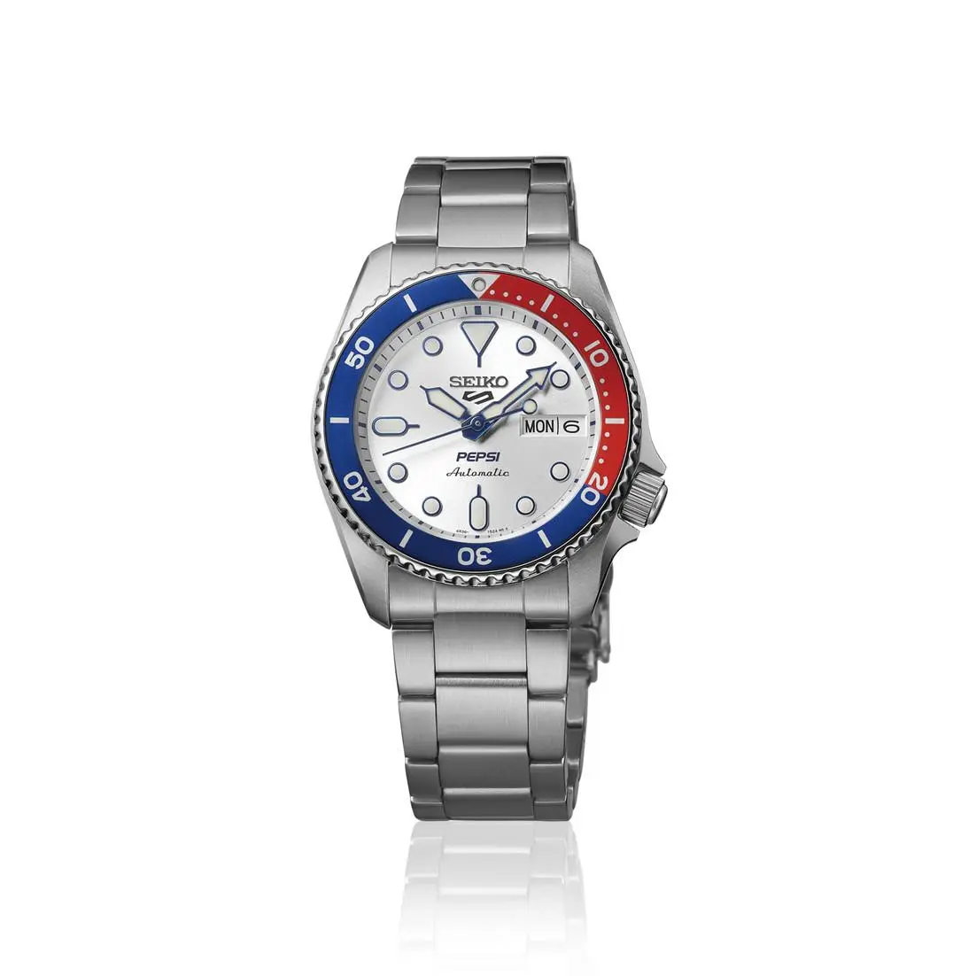 5 Sports Skx Series Pepsi Limited Edition 1 of 7000 Men`s Watch SRPL99 by Seiko