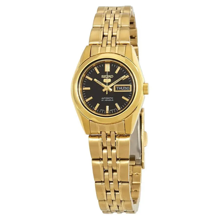 Series 5 Automatic Black Dial Ladies Watch SYMA40 by Seiko