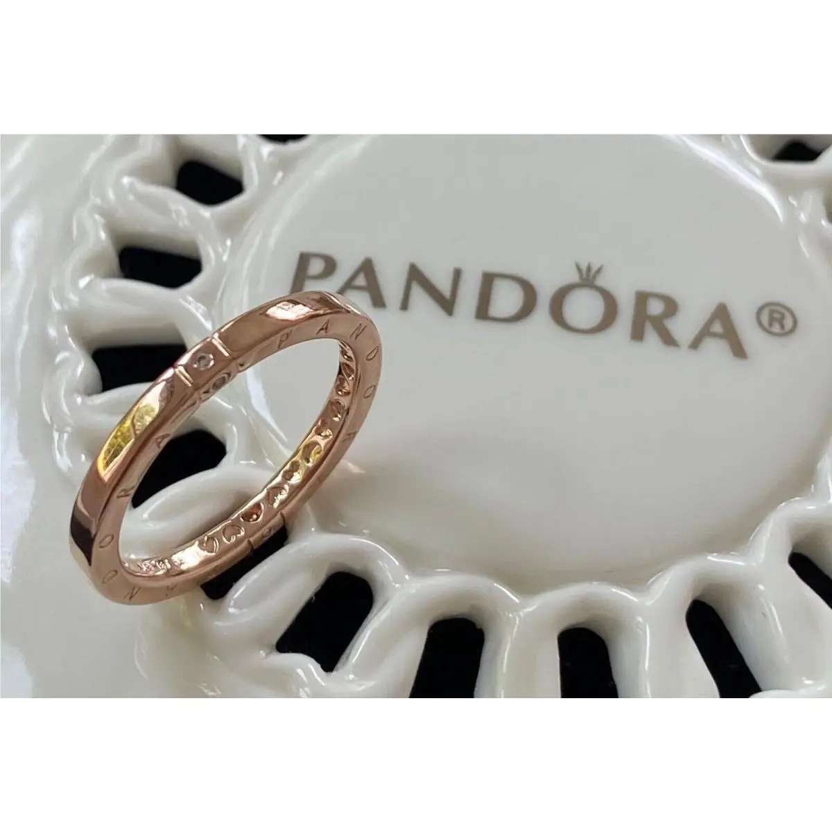 Pandora Rose Logo Hearts Rings 189482C01