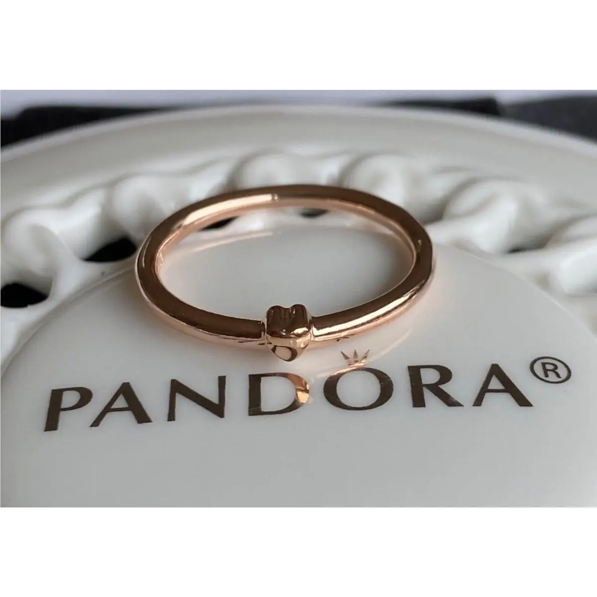 Pandora Rose Puzzle Heart Ring 186551