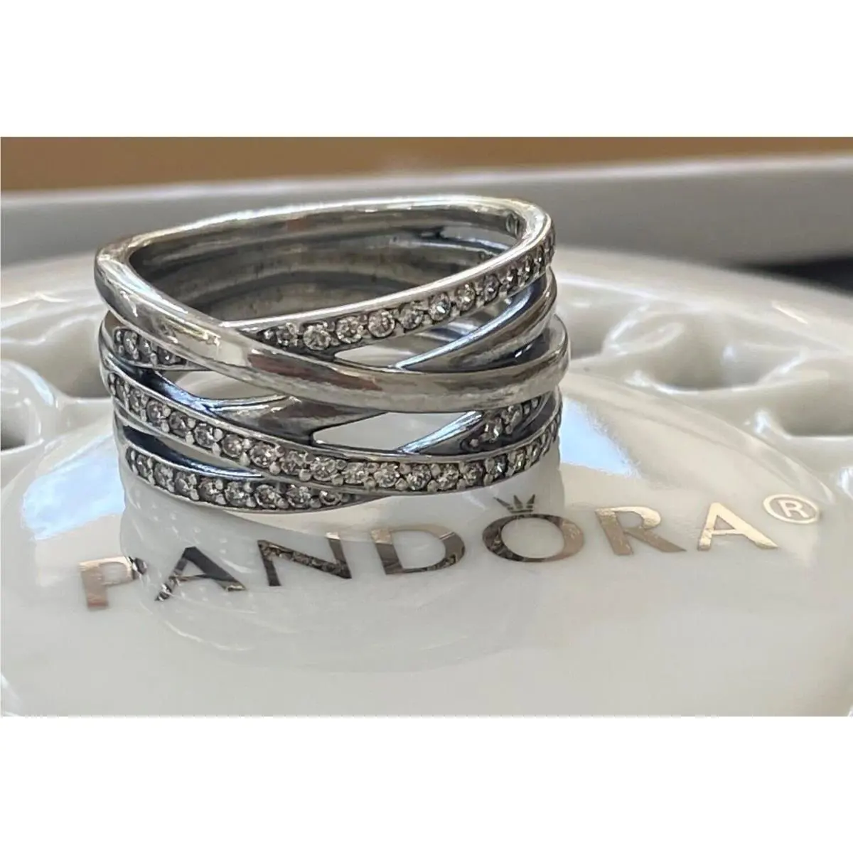 Pandora Entwined Ring 190919CZ