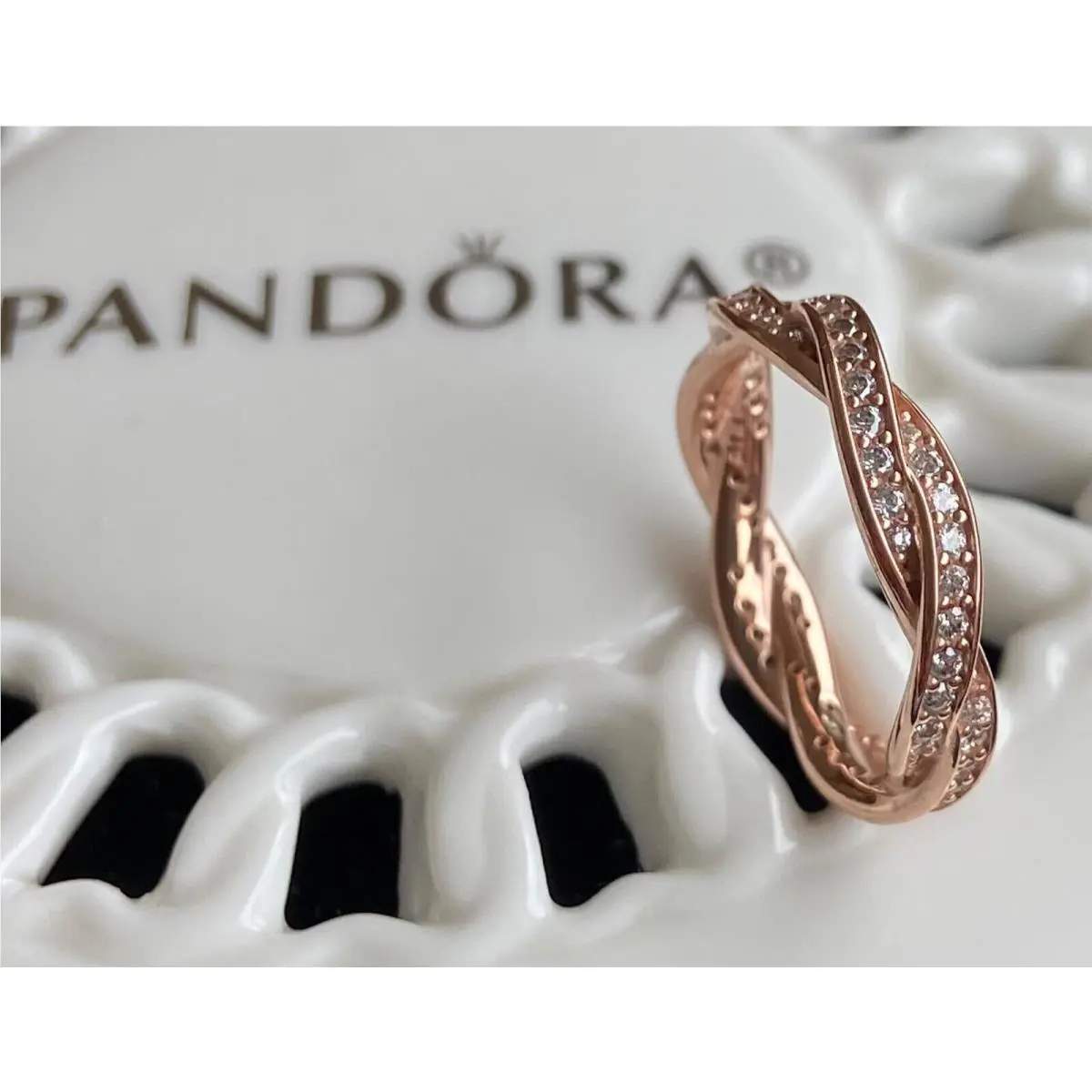Pandora Rose Twist of Fate Ring 180892CZ
