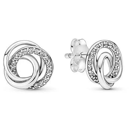 Family Always Encircled Stud Earrings by Pandora