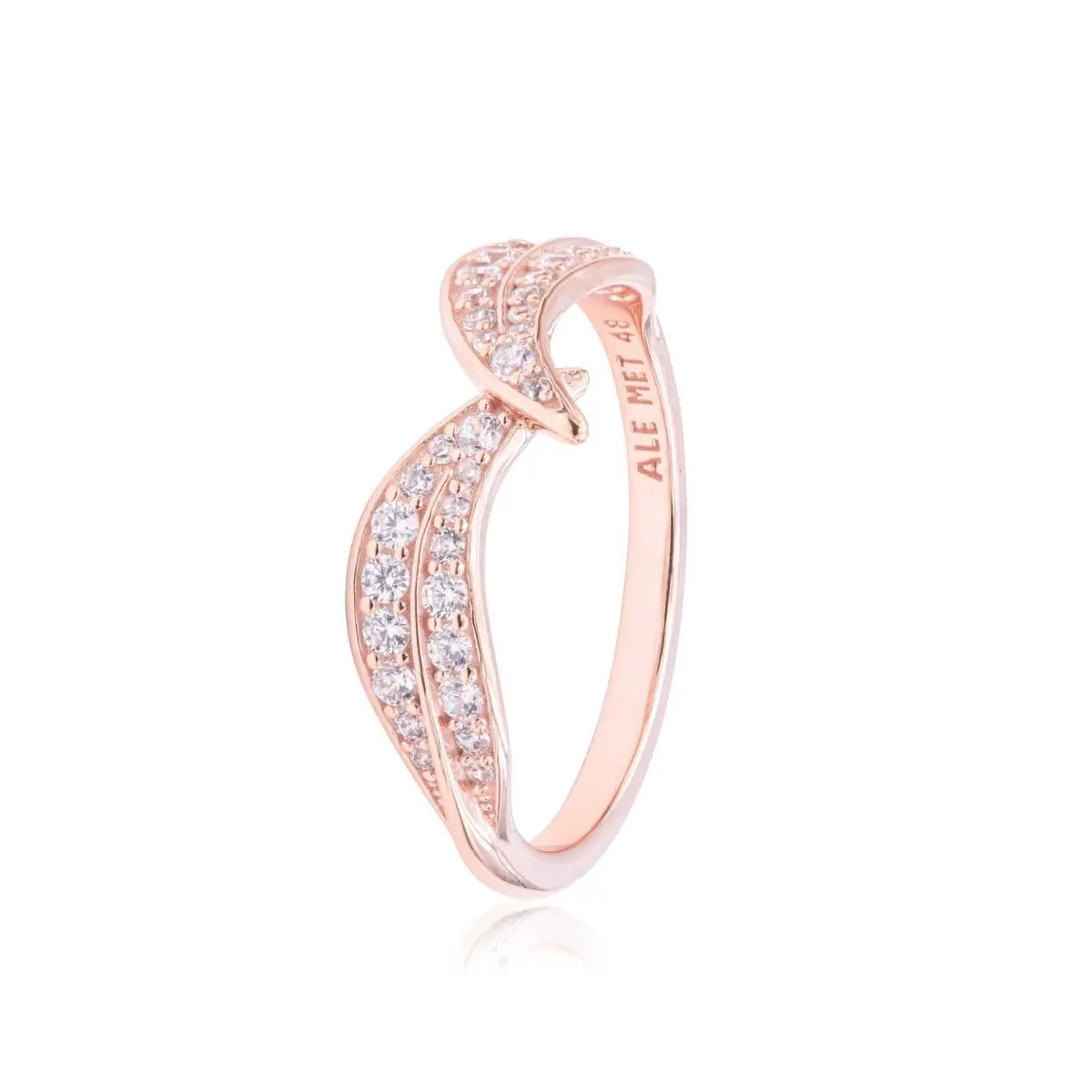 Pandora Sparkling Leaves Ring 189533C01-56