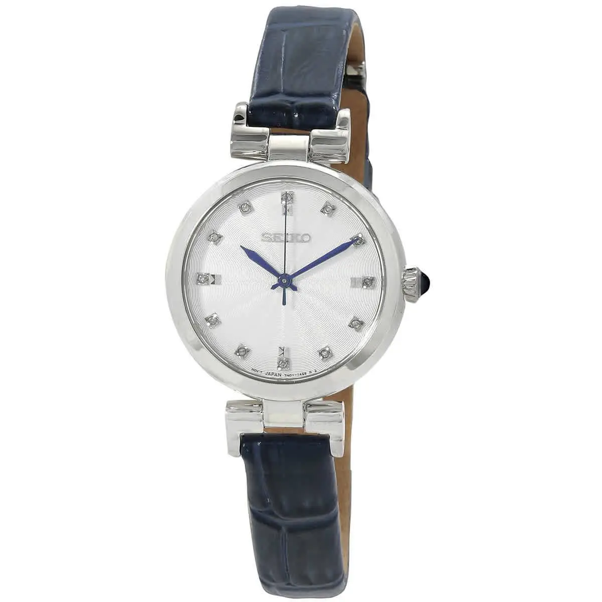 Seiko Dress Quartz Diamond White Dial Ladies Watch SRZ545