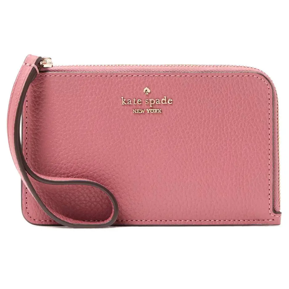 Kate Spade Lucy Small Cardholder Wristlet - KM461 Pomegranat Leather