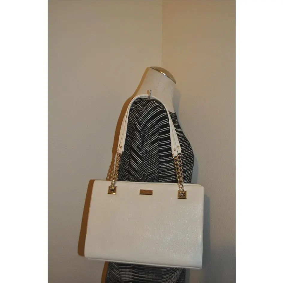 348 Kate Spade York Sedgewick Lane Small Phoebe Shoulder Bag Ivory Off White