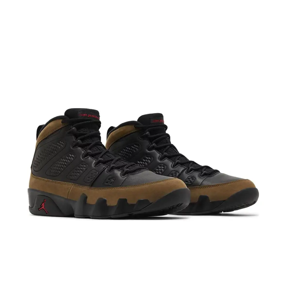 Nike shoes - Black/True Red/Light Olive 3