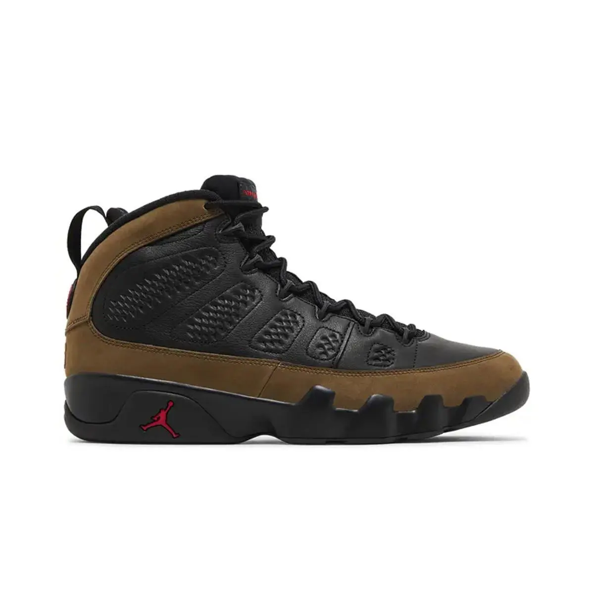 Nike shoes - Black/True Red/Light Olive 4