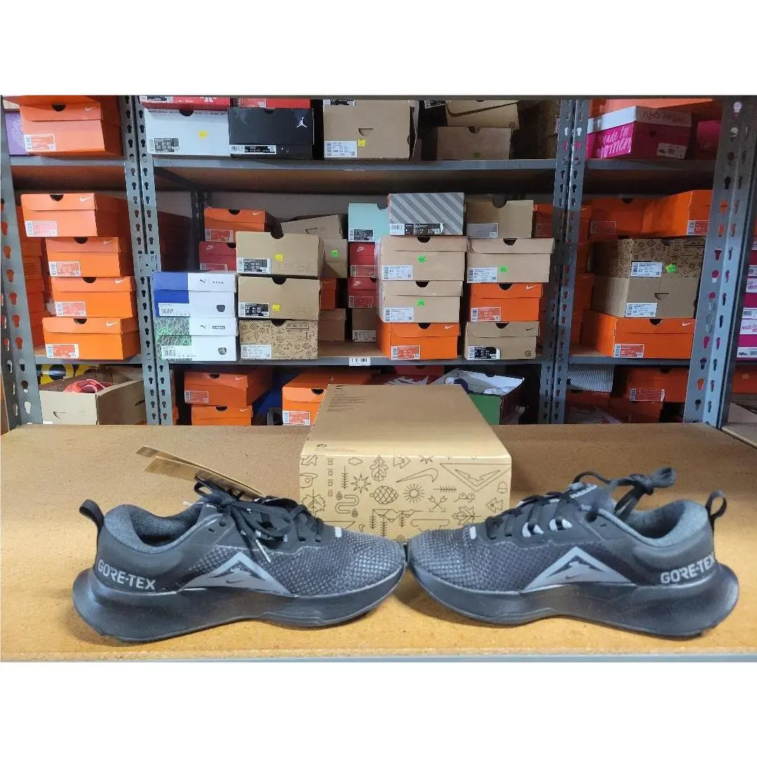 Nike shoes - Nike React Pegasus Trail 4 GTX - DJ7929-001 - Black Wolf Grey Reflect Silver, Women`s: Black Wolf Grey Reflect Silver 1