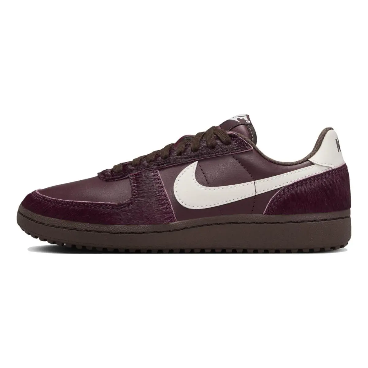 Nike Women`s Field General `82 `burgundy Crush Pony Hair` Shoes IB2323-600 - Burgundy