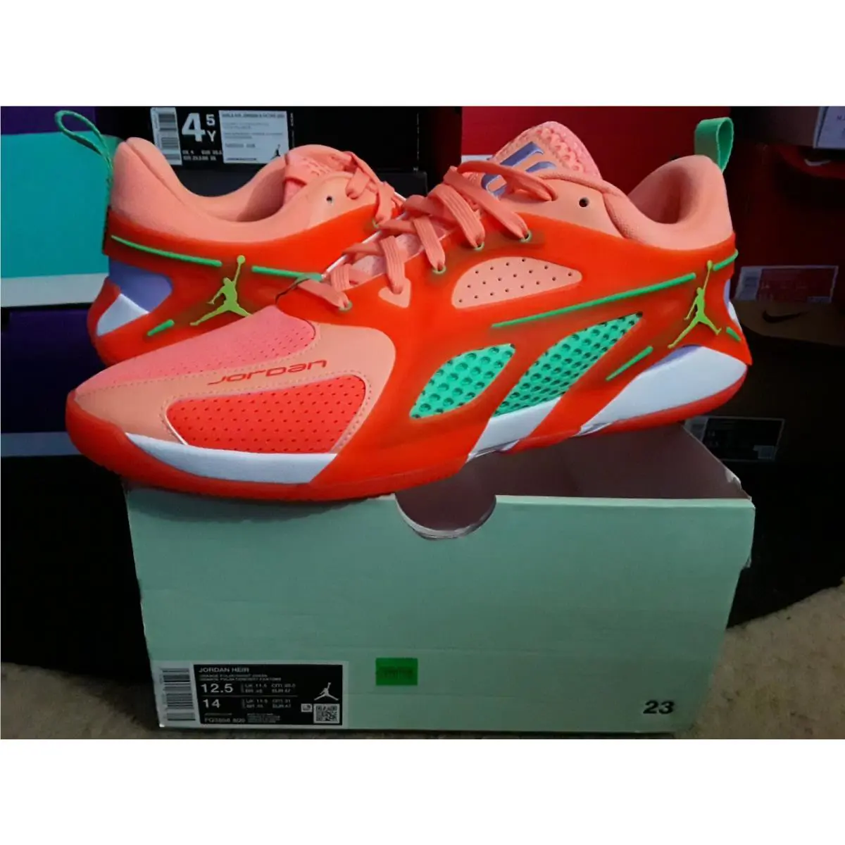 Nike shoes - Nike Air Jordan Heir - Air Heir - FQ3858-800 - Orange 6