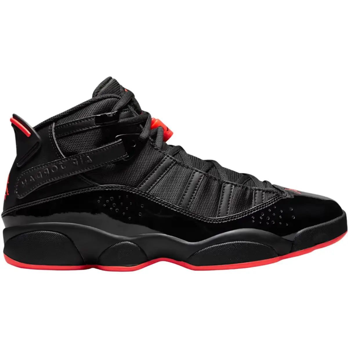 Air Jordan 6 Rings Men Basketball Shoe US Size 7-14 Colors Black/Black/Infrared 23 by Nike
