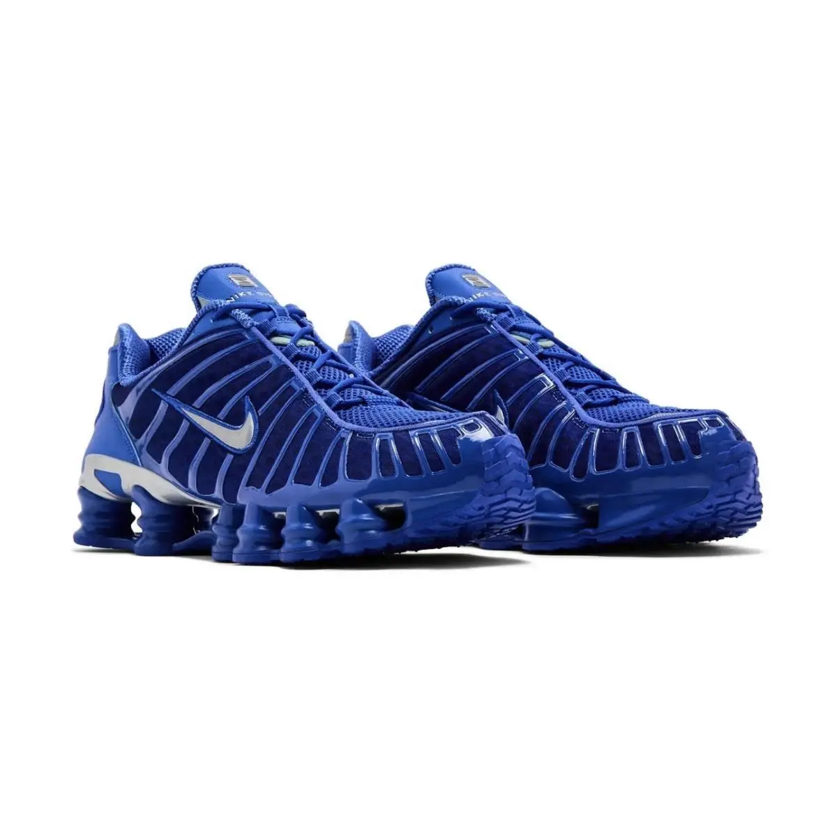 Nike Shox TL Men`s Size 11.5 Hyper Royal Blue Silver Running Shoes AV3595-400