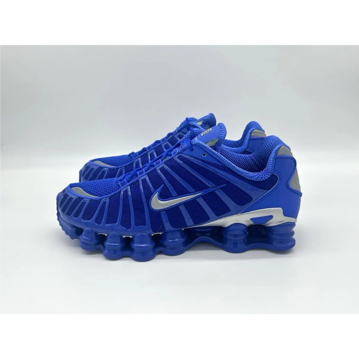 Nike Shox TL Men`s Size 11.5 Hyper Royal Blue Silver Running Shoes AV3595-400