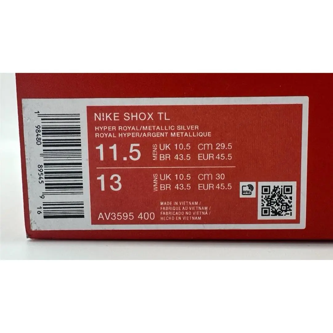 Nike shoes - Nike Shox TL - Shox - AV3595-400 - Blue (UPC: 198480895459) 14