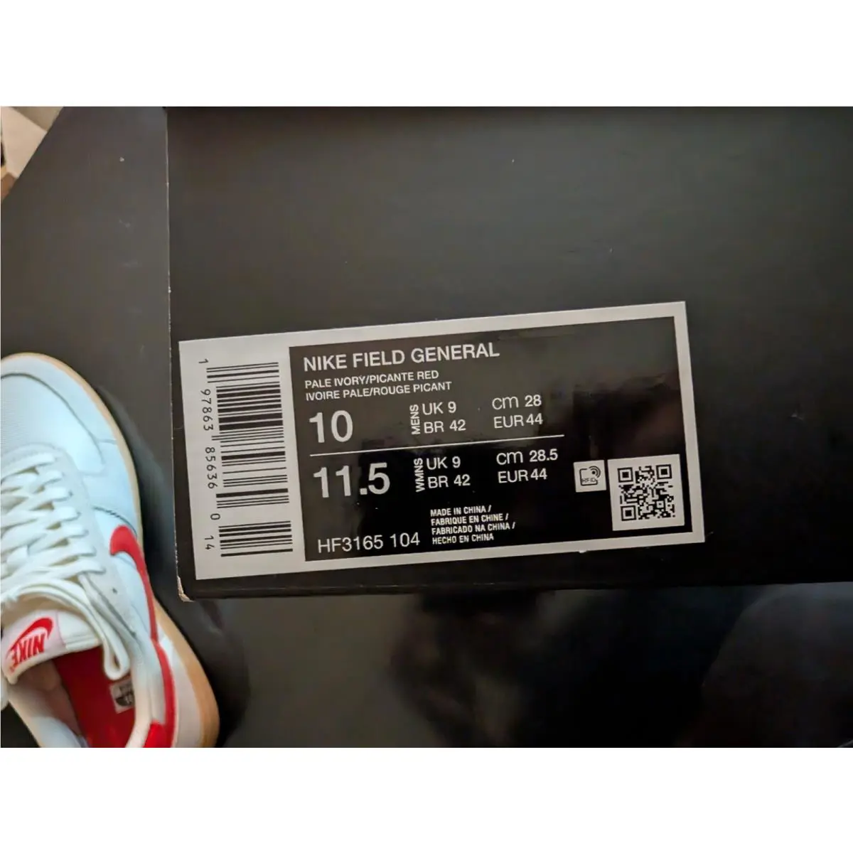 Nike shoes - Nike Field General - Field General - HF3165-104 - pale ivory/picante red 10