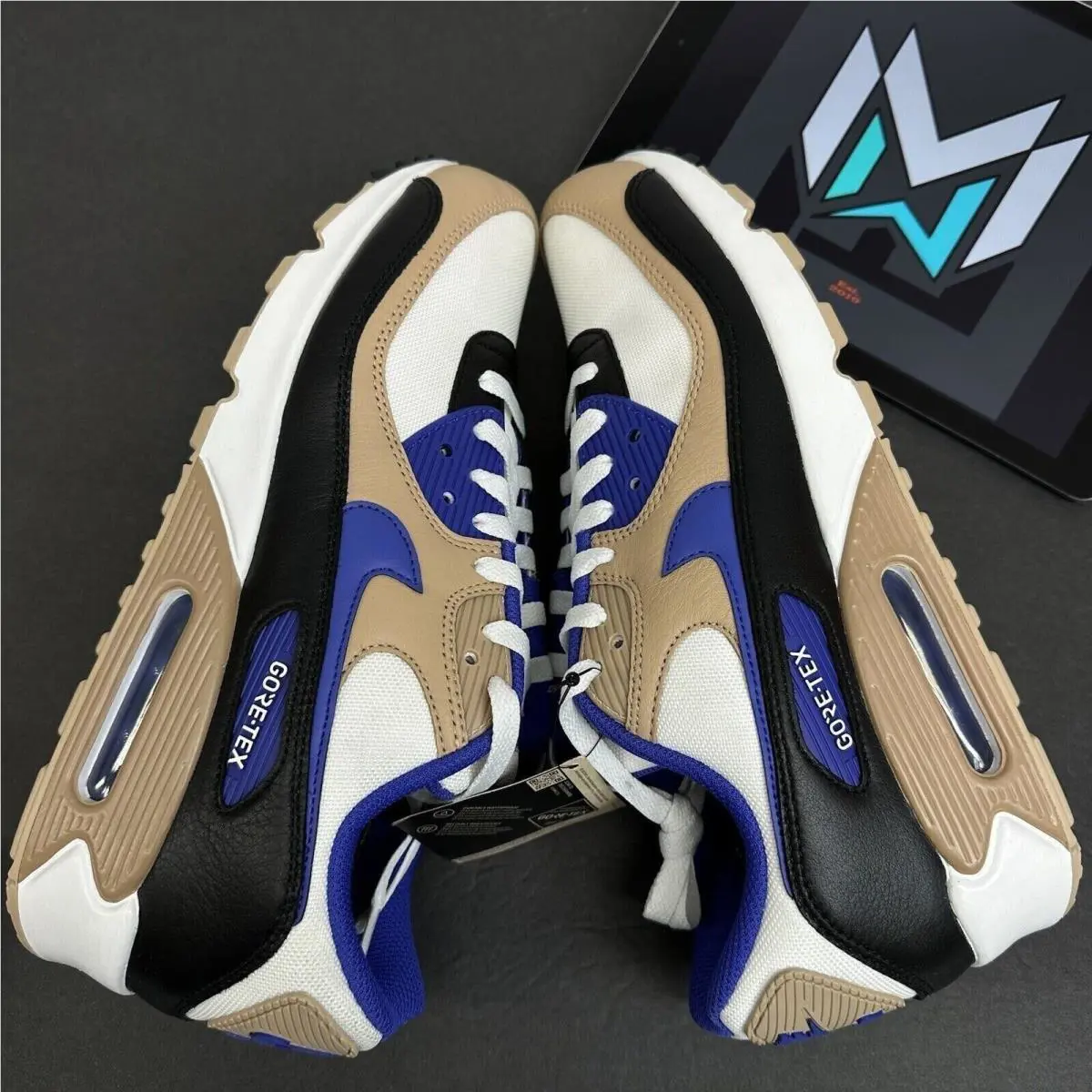 Nike shoes - Nike Air Max 90 - Air Max - FD5810 100 - Summit White/Lapis-Hemp-Black (UPC: 196969077310) 9