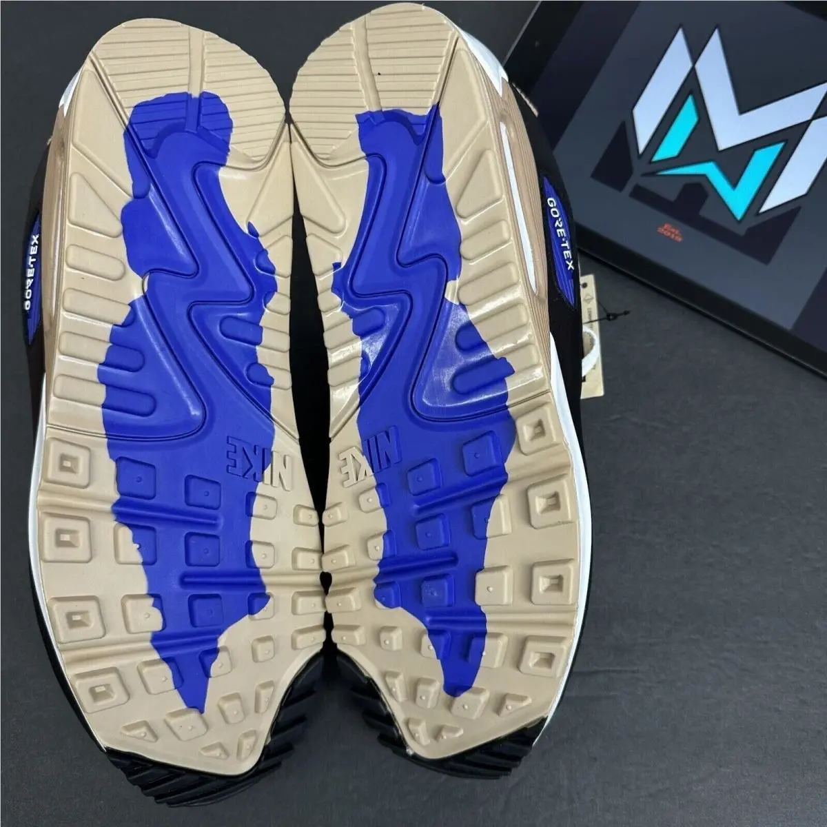 Nike shoes - Nike Air Max 90 - Air Max - FD5810 100 - Summit White/Lapis-Hemp-Black (UPC: 196969077310) 10