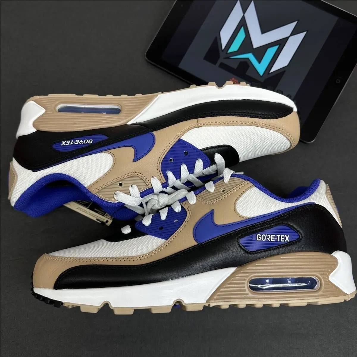 Nike shoes - Nike Air Max 90 - Air Max - FD5810 100 - Summit White/Lapis-Hemp-Black (UPC: 196969077310) 0