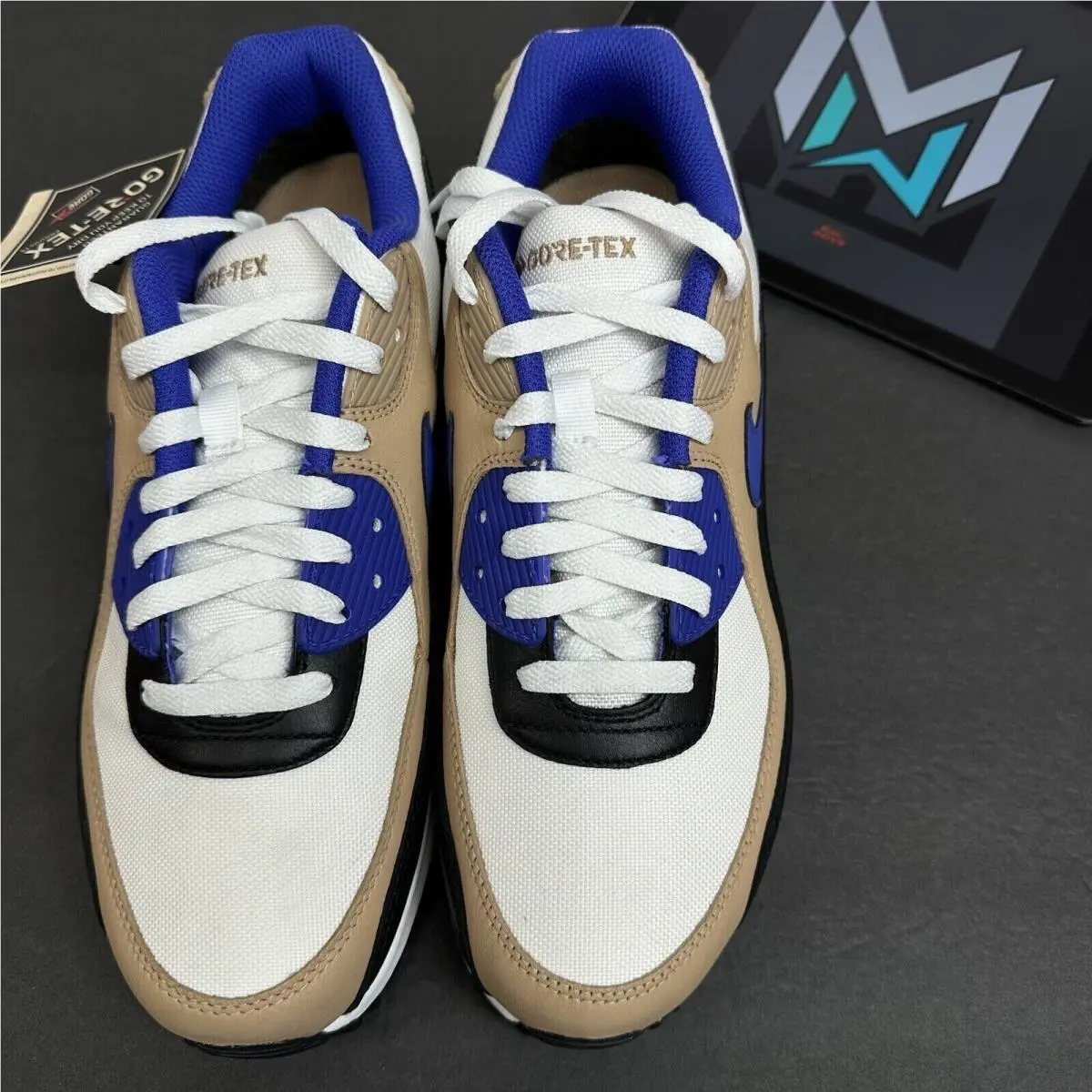 Nike shoes - Nike Air Max 90 - Air Max - FD5810 100 - Summit White/Lapis-Hemp-Black (UPC: 196969077310) 4
