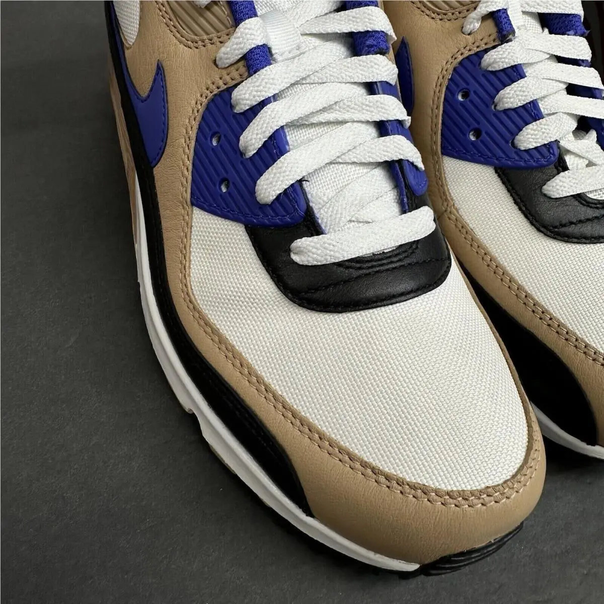 Nike shoes - Nike Air Max 90 - Air Max - FD5810 100 - Summit White/Lapis-Hemp-Black (UPC: 196969077310) 5