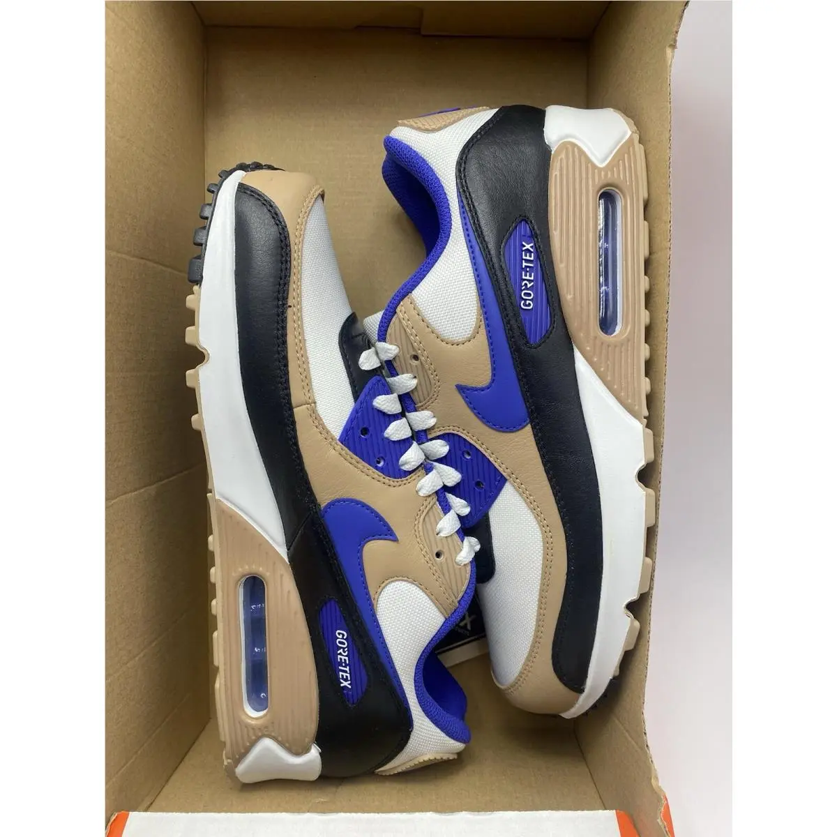 Nike shoes - Nike Air Max 90 - Air Max - FD5810 100 - Summit White/Lapis-Hemp-Black (UPC: 196969077310) 5